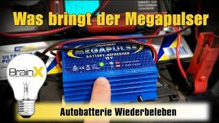 Autobatterie reparieren wiederbeleben mit Megapulser