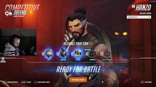 IDDQD HANZO GOD GAMEPLAY OVERWATCH 2 TOP 500 SEASON 3