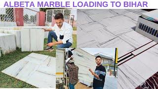 Makrana Albeta Marble Tiles Loading To Bihar Patna Call 9214804444 For Makrana Marble