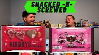 Snacked -N- Screwed - Ep 06 - Pt 1 - HERSHEY'S KISSES Lava Cake & Strawberry Creme Hearts