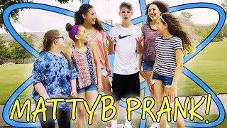 WE PRANKED MATTYBRAPS WITH WATER BALLOONS! (Sarah Grace & Haschak Sisters)