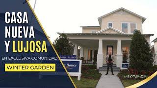 Hermosa Casa Nueva y LUJOSA en exclusiva comunidad de Winter Garden, FL Con $25,000 para incentivos