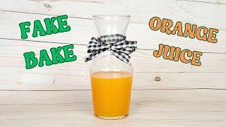 Fake Orange Juice - Epoxy Resin Craft For Beginners