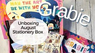 Unboxing | Grabie August Subscription Box | Planner, Stationery and Journaling Items