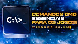 COMANDOS CMD ESSENCIAIS PARA MELHORAR O DESEMPENHO NOS JOGOS ! OTIMIZAÇÃO WINDOWS PARA MAIS FPS !