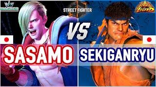 SF6  Sasamo (Ed) vs Sekiganryu (Ryu)  SF6 High Level Gameplay