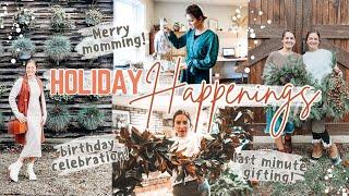 VLOGMAS 2022: making a real garland, DIY gifts, homemade caramels + a ladies' get away!