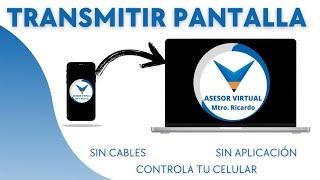 Como Transmitir pantalla de celular a computadora sin cables ni apps