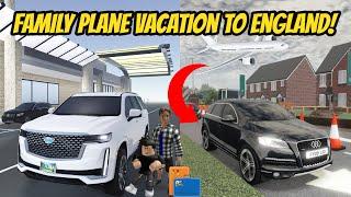 Greenville, Wisc Roblox l Realistic Family Plane Vacation Trip to England - Voice Roleplay