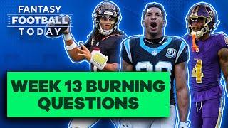 One fantasy question for every Week 13 NFL Game | 2024 Fantasy Football Advice