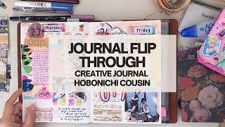 Creative Journal Hobonichi Cousin : Completed Pages Flip Through