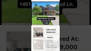 Conroe TX | Home For Sale | Under $600k!