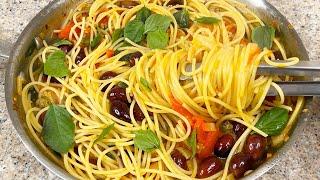 Few people cook spaghetti so quickly! I've never eaten so delicious pasta!