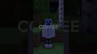 Anime protagonist vs Coffee #memes #minecraftshorts