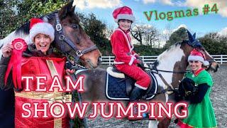 FANCY DRESS SHOWJUMPING | Festive Fun with our Ponios | Equestrian Vlogmas