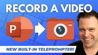 PowerPoint recorder and teleprompter tutorial