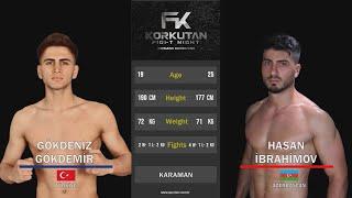 GÖKDENİZ GÖKDEMİR vs HASAN İBRAHİMOV | KORKUTAN FIGHT NIGHT GECESİ | KARAMAN