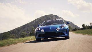 The Alpine A110S 300HP on the road with Sylvain & adjusted by MP Rezeau