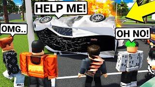 MEAN Driver Made a HUGE Mistake Racing Us... (Roblox Roleplay)