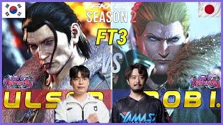 Tekken 8 ▰ ULSAN (#3 Ranked Dragunov) Vs NOBI (#1 Ranked Steve) ▰ First To 3 Set!