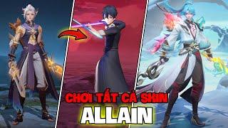 VUX MỘT NGÀY LEO RANK VỚI TẤT CẢ SKIN ALLAIN COMBO KIẾM SĨ MẠNH NHẤT LIÊN QUÂN MOBILE