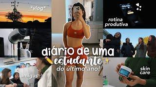 diário de uma estudante️ ~ terceirão, vlog, produtivo, Emma colchões ~