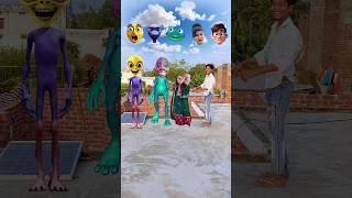 moye moye song and Dame tu cosita black & pink allen & blue frog vs me head matching magic video 