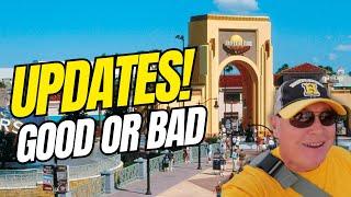 Updates! Plus Universal Makes a Change...Is It a Bad One?  Updates at Universal Studios Orlando