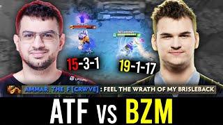 when ATF & BZM meet again in ranked.. - BRISTLEBACK vs STORM SPIRIT!