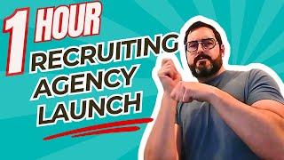 Start Your Recruiting Agency in 1 Hour With No Website ($20 investment) | Seven Figure Staffing