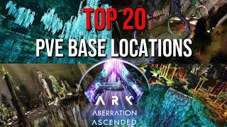 TOP 20 PVE Base Locations | ABERRATION | ARK: Survival Ascended