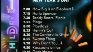 Malcolm Eynon opens up BBC1 on Friday 1st January 1993