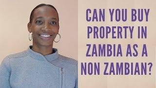 Who can buy land in Zambia?