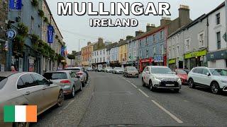 DRIVING through MULLINGAR TOWN in IRELAND  4K (60fps)