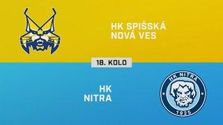 18. kolo: HK Spišská Nová Ves – HK Nitra 3:4 pp (HIGHLIGHTY)