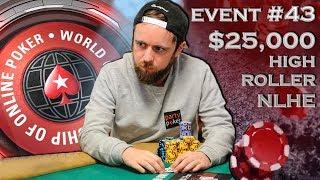 Final Table WCOOP #43 $25,000 High Roller with LLinusLLove & Patrick Leonard