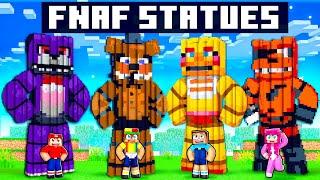 Minecraft FNAF STATUE House Battle!