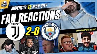 MAN CITY FANS, RIVALS & HATERS REACTION TO JUVENTUS 2-0  MAN CITY | UEFA CHAMPIONS LEAGUE