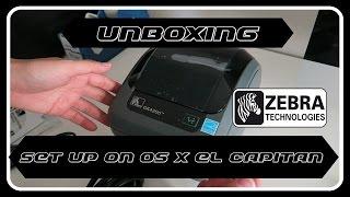 ZEBRA GK420D THERMAL LABEL PRINTER UNBOXING + SET UP