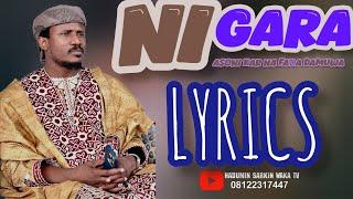 SARKIN WAKA WAKAR NIGARA ASONI KARNAFADA DAMUWA LYRICS 2024