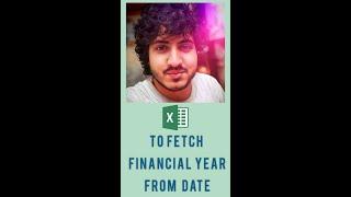 how to fetch financial year from date in excel #msexcel #excel #accounts @ExcelWithMukul