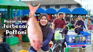 Pasar ikan terbesar kat pattani ada ikan sotong ketam udang kerang dan lain2 lagi สะพานปลาปัตตานี