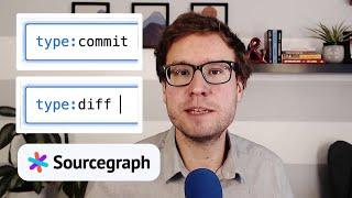 How to search commits and diffs with Sourcegraph