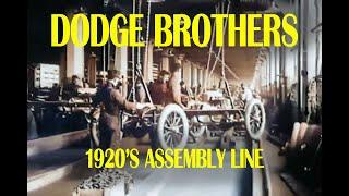 Dodge Brothers 1920's Assembly Line Automobile Testing Grounds, New Models Rare Original Film