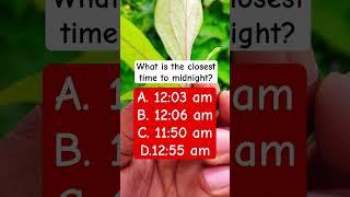 What is the closest time to midnight? #search #riddles #puzzle