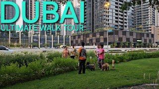 6:30pm Dubai "Ultimate Hot Summer Walk": Downtown Dubai, Business Bay, DIFC, Satwa (7.23.24: 4K-UHD)