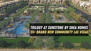 Newest 55+ Community Las Vegas Trilogy at Sunstone Home Tours The Liberty The Avia Brand New