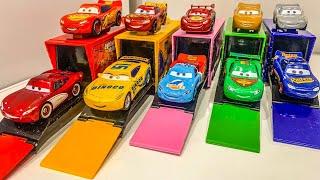 Disney Pixar Cars Lightning Mcqueen, Dinoco, Mater, Hudson, Axlerod, Finn, Frank, Guido, Mack, Shu