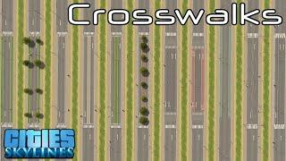 Pedestrian Crosswalks | Cities: Skylines Tutorial