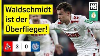 Waldschmidt zieht Kiel den Stecker: 1. FC Köln - Holstein Kiel | DFB Pokal | DAZN Highlights